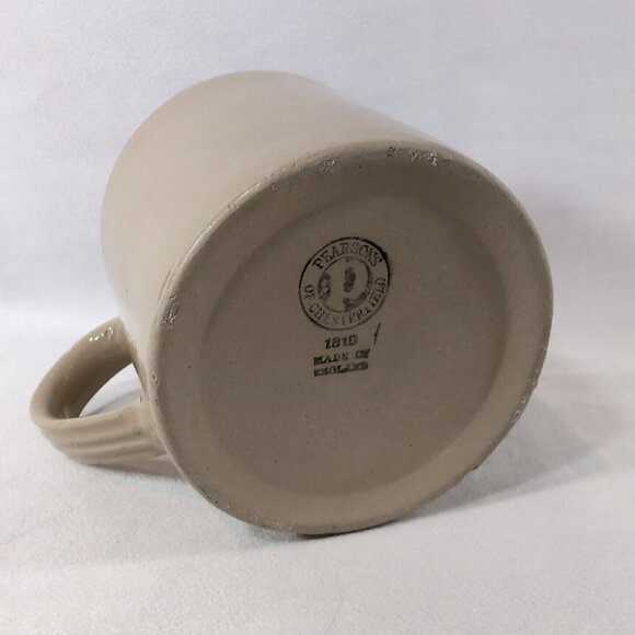Pearsons of Chesterfield 5 ¢ Cent Beer Mug Ceramic 1810 England Vintage Brown - Picture 3 of 13